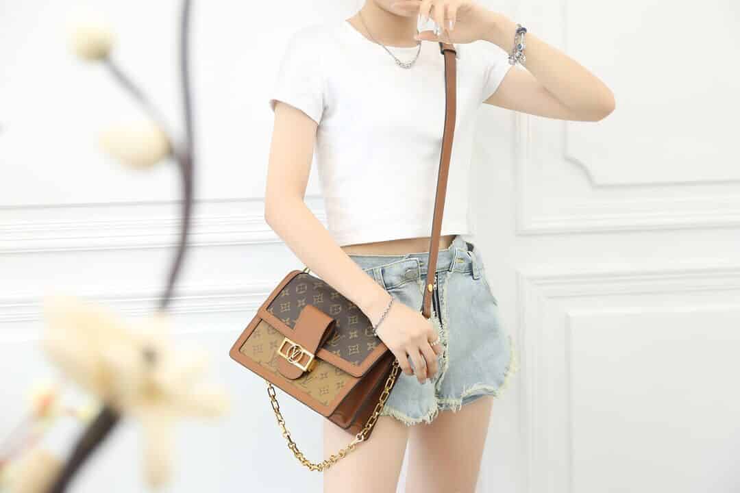 LV Dauphine MM Monogram in Brown – Handbags M44391