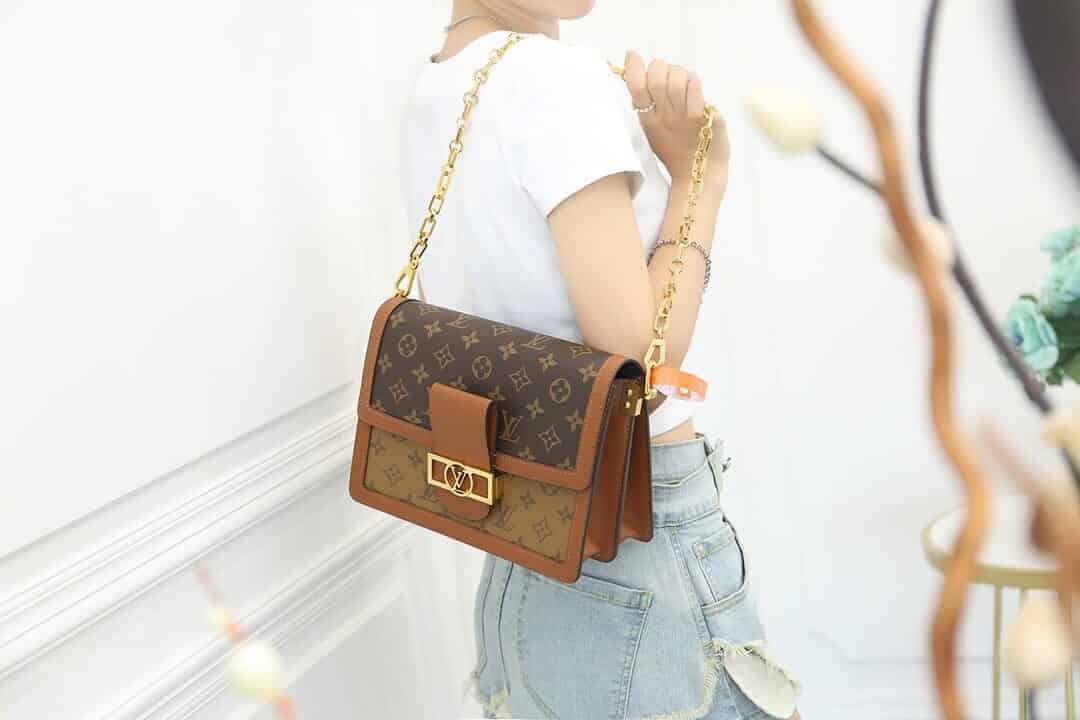 LV Dauphine MM Monogram in Brown – Handbags M44391