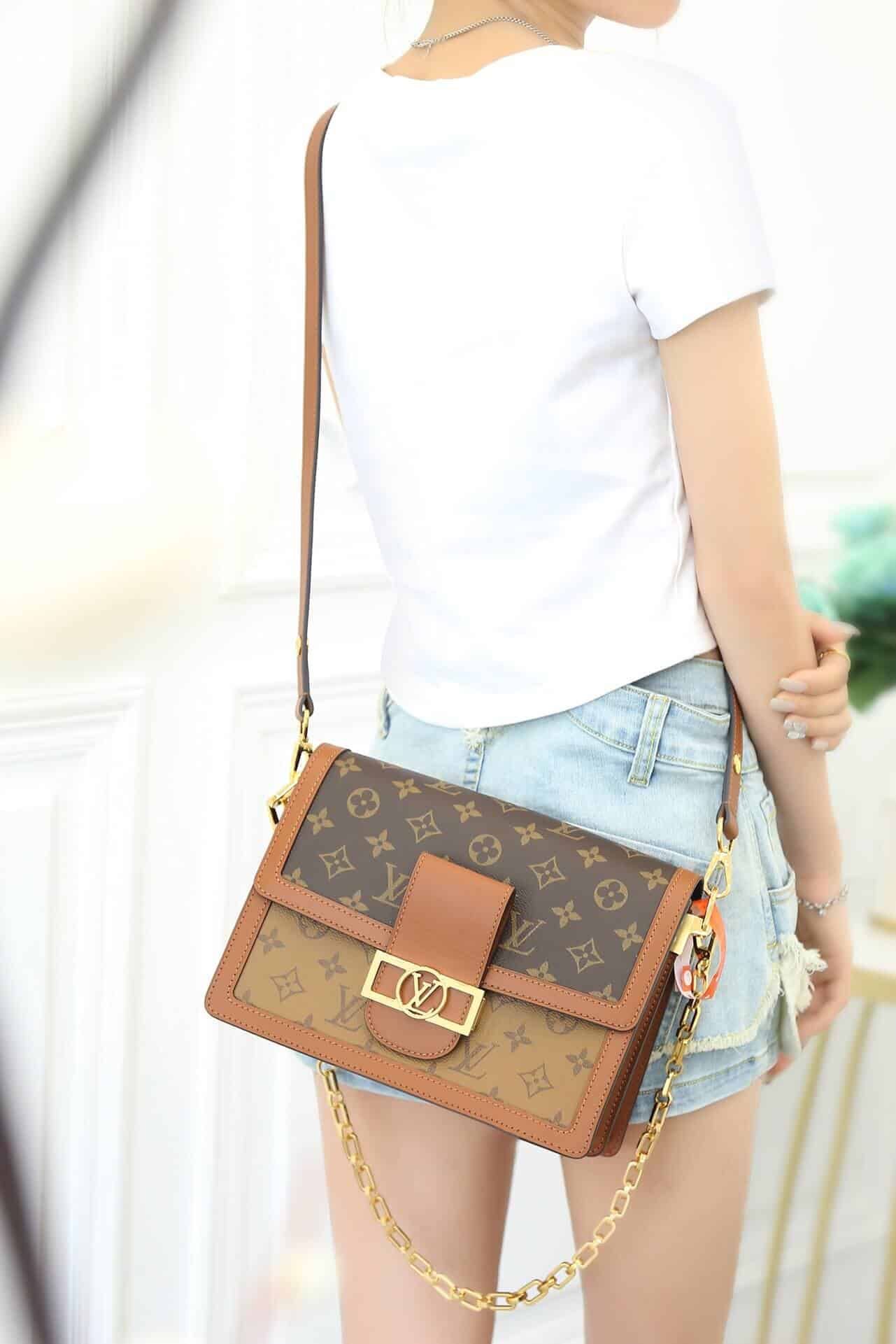 LV Dauphine MM Monogram in Brown – Handbags M44391