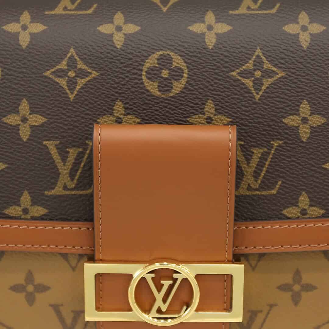LV Dauphine MM Monogram in Brown Handbags M44391名媛网