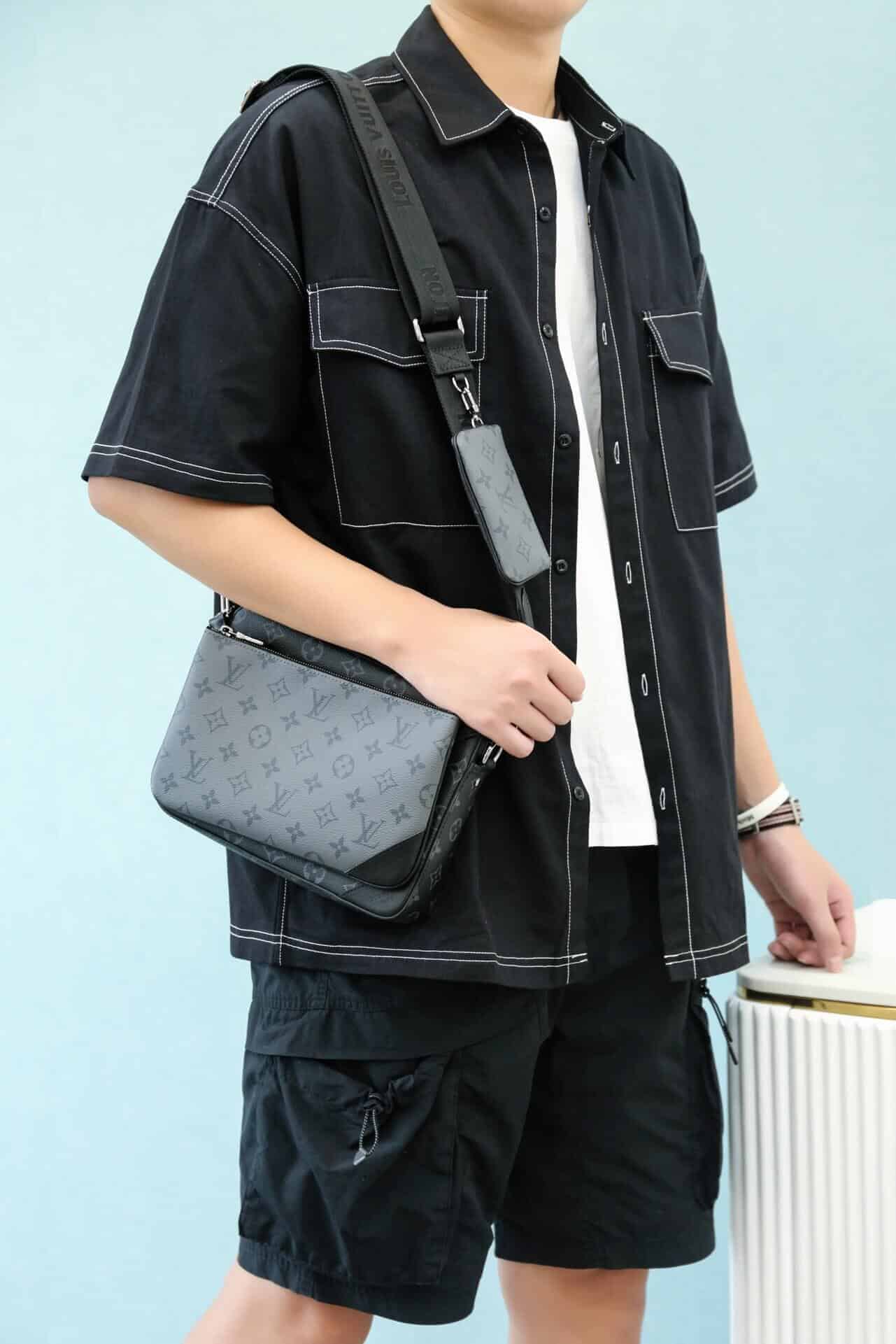 Louis Vuitton 2020ss新款男士Trio三合一邮差包 M69443