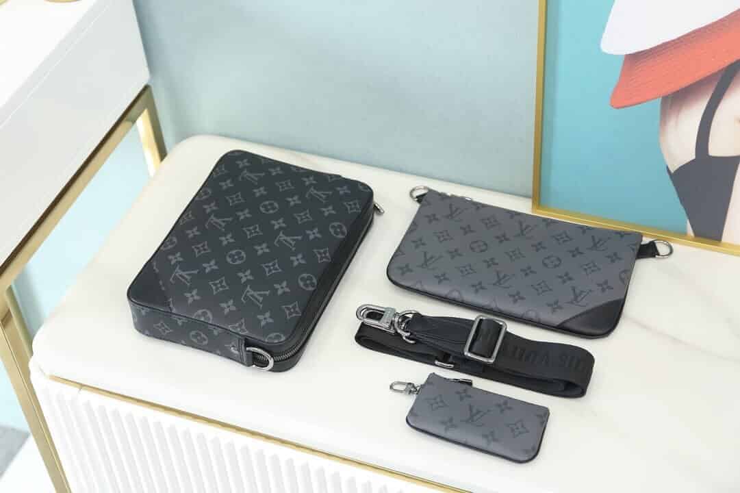 Louis Vuitton 2020ss新款男士Trio三合一邮差包 M69443