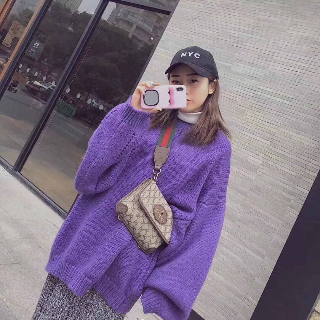 Gucci/古驰 Totem GG Superme经典爆款虎头腰包 489617