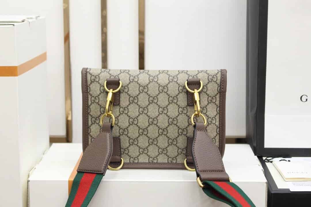 Gucci/古驰 Totem GG Superme经典爆款虎头腰包 489617