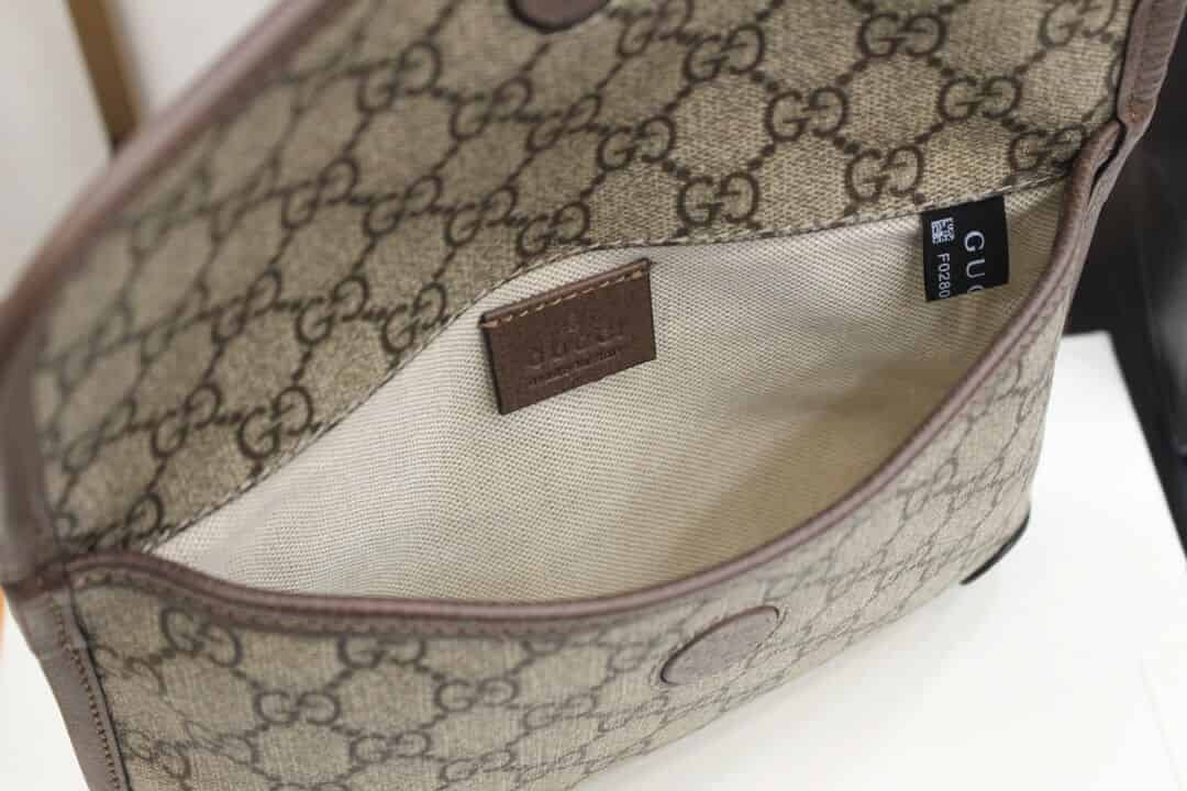 Gucci/古驰 Totem GG Superme经典爆款虎头腰包 489617