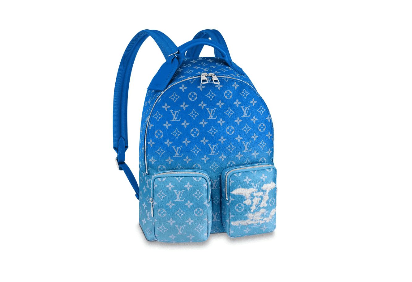 LV M45441 蓝天白云朵Backpack Multipocket双肩背包