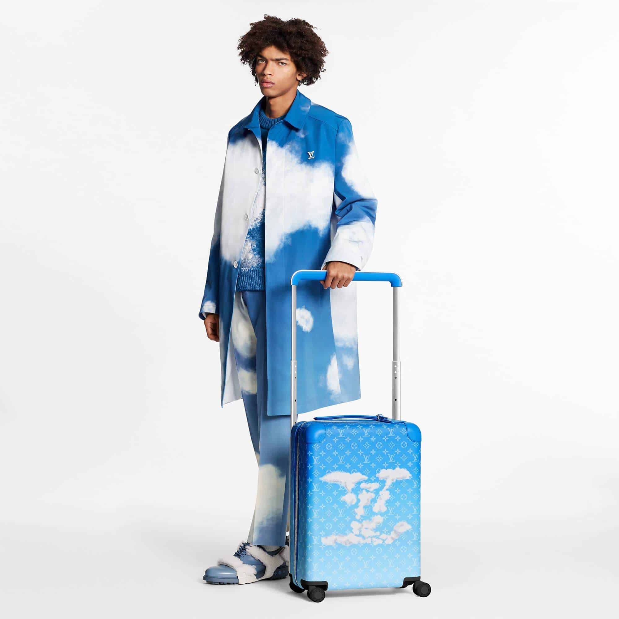 LV M20411 蓝天白云朵系列Horizon 55 拉杆箱