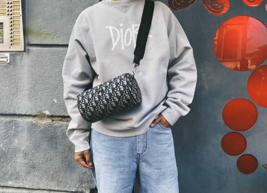 Dior迪奥 Roller 圆桶斜跨信使包 1ROPO061YKY_H26E