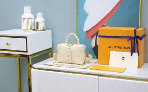 Louis Vuitton LV M45394 Petite Malle Souple 盒子斜跨包
