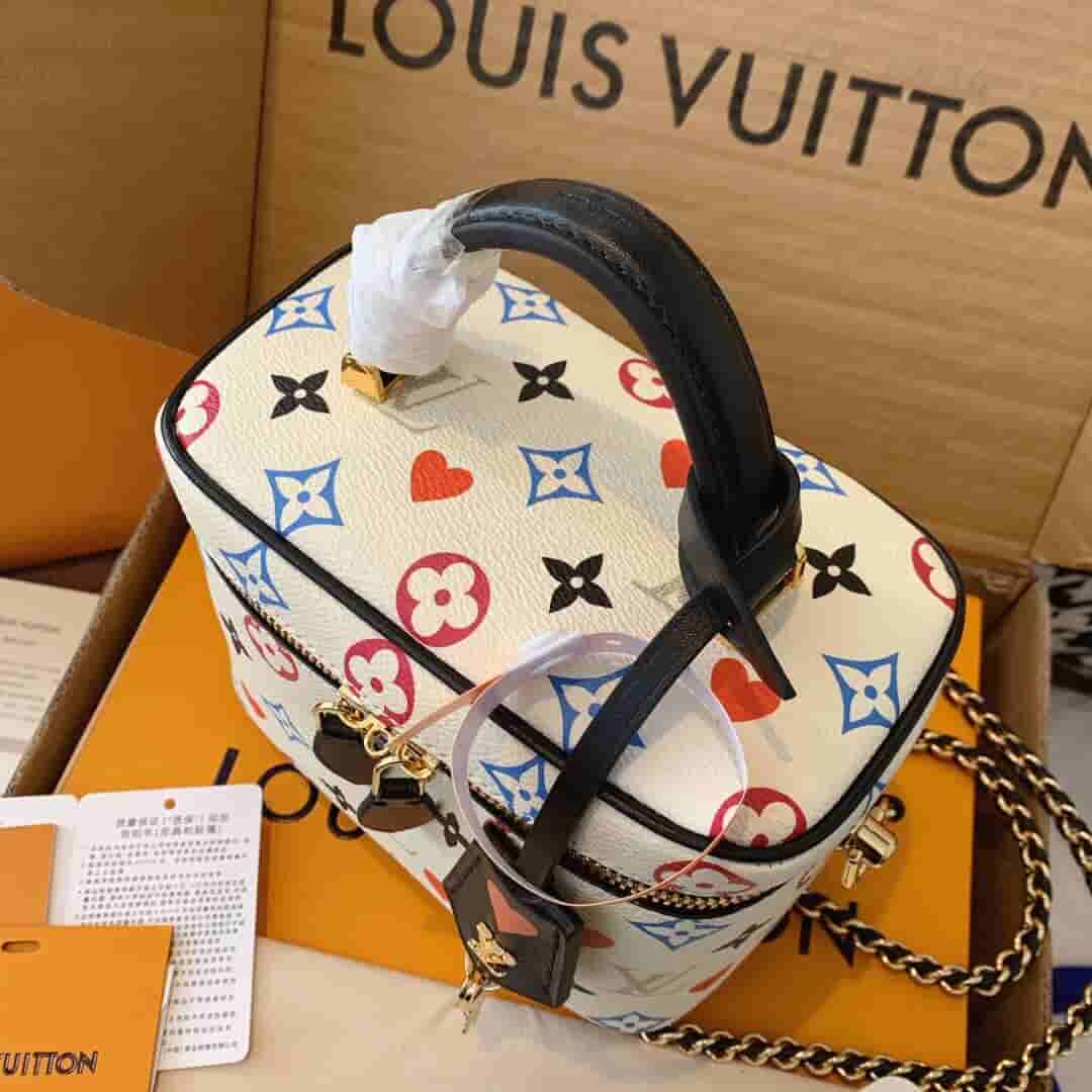 Louis Vuitton LV M57458 Vanity 三彩扑克牌盒子化妆包