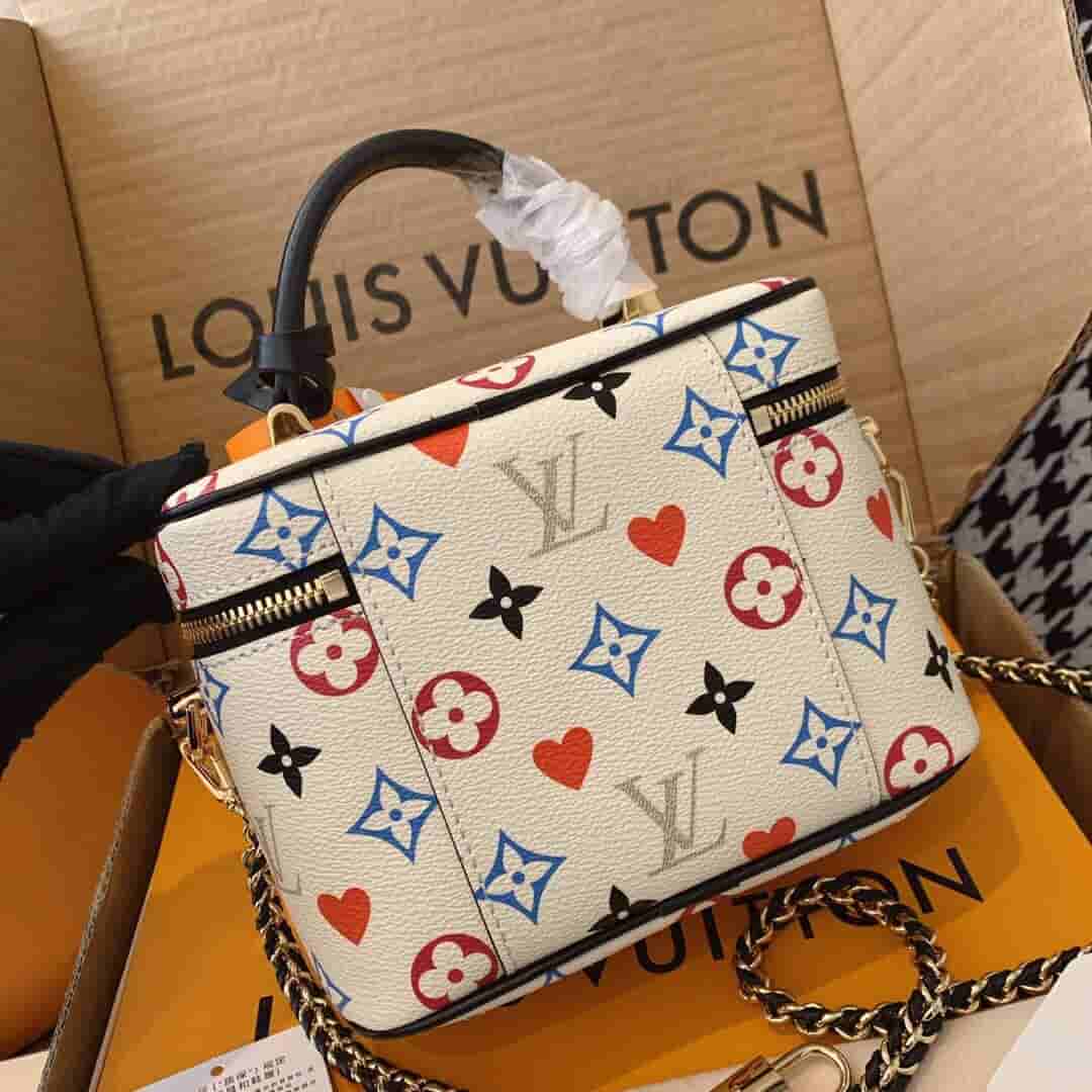 Louis Vuitton LV M57458 Vanity 三彩扑克牌盒子化妆包