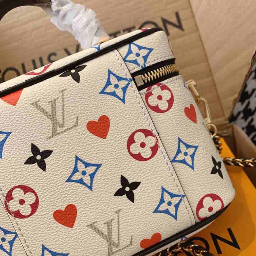 Louis Vuitton LV M57458 Vanity 三彩扑克牌盒子化妆包