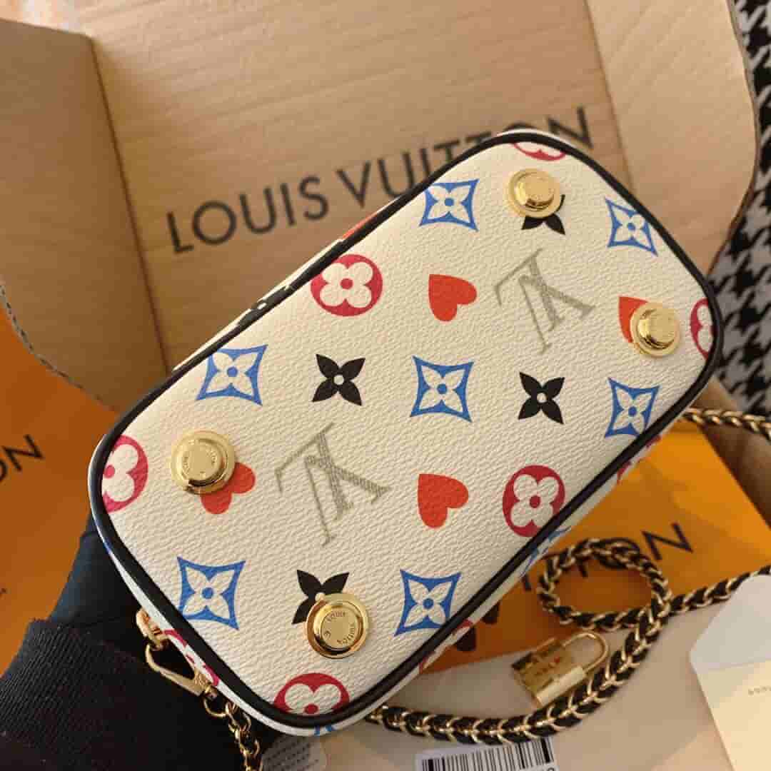 Louis Vuitton LV M57458 Vanity 三彩扑克牌盒子化妆包