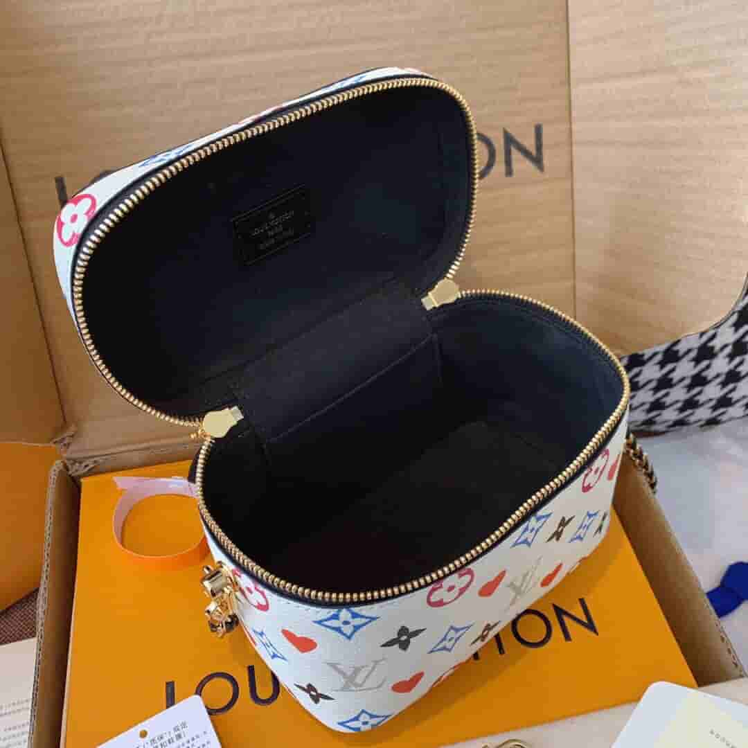 Louis Vuitton LV M57458 Vanity 三彩扑克牌盒子化妆包