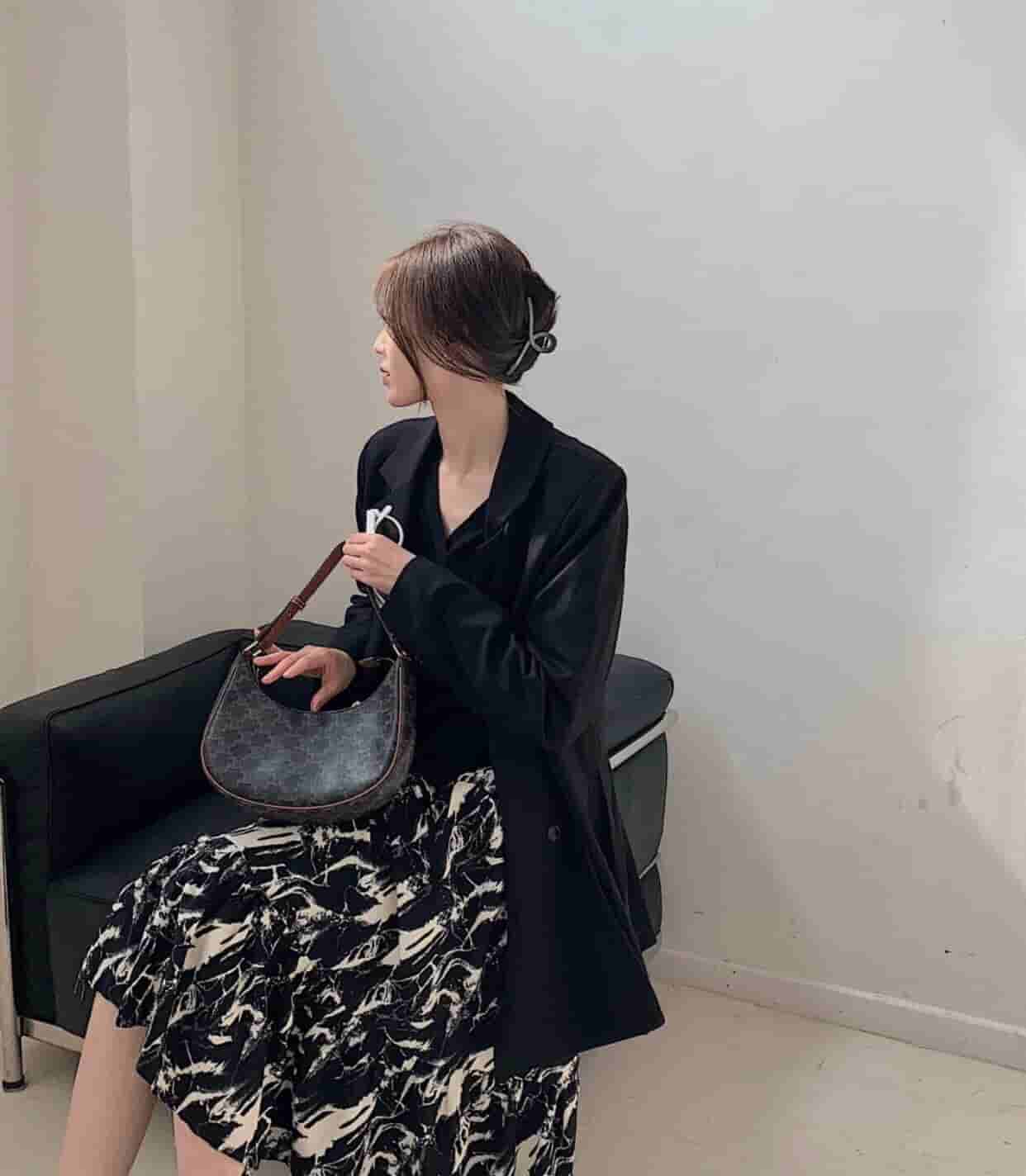 Celine赛琳 Ava 老花腋下包 193952BZJ.04LU