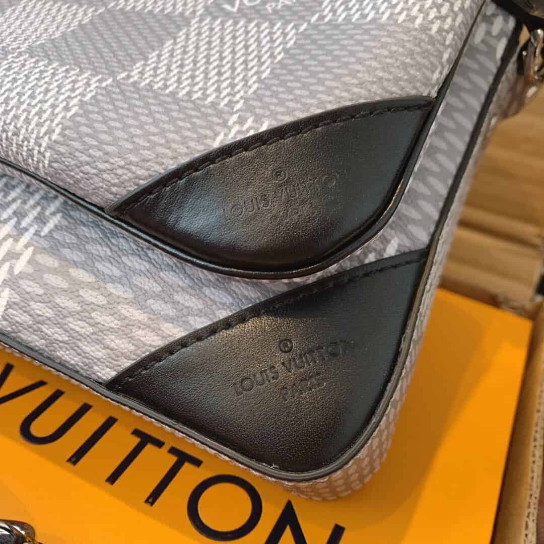 LV N50017 Louis Vuitton 棋盘格Trio邮差包-名媛网